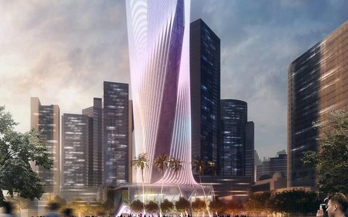 633-foot LED Billboard Tower in Miami